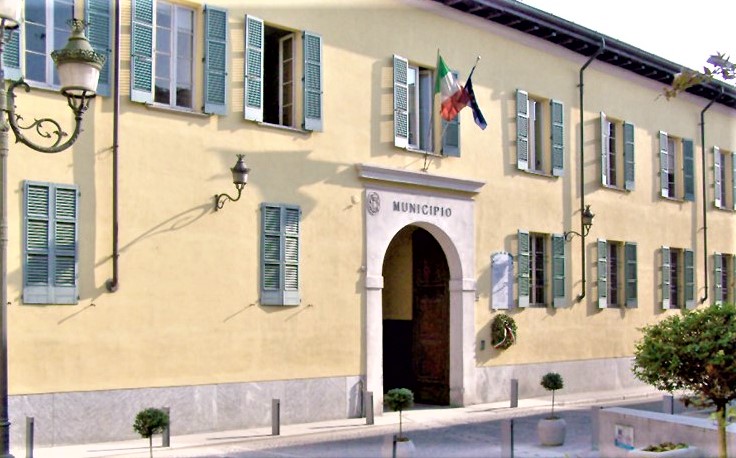 Facciata del Municipio di Stradella